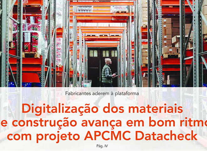 Digitalização dos materiais de construção – APCMC Datacheck
