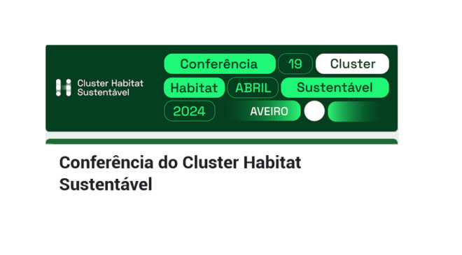 Conferência do Cluster Habitat Sustentável 2024