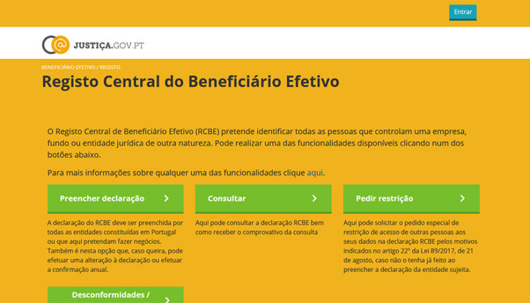 Rcbe RCBE – Registo Central do Beneficiário Efetivo. Confirmação até 31 de ...